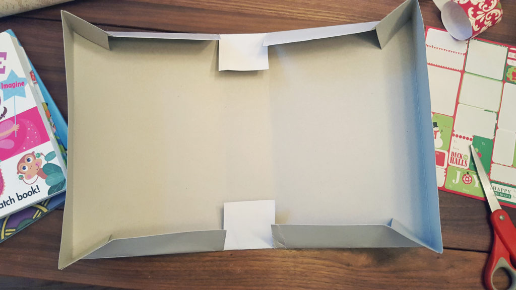 diy shirt box folding cutting