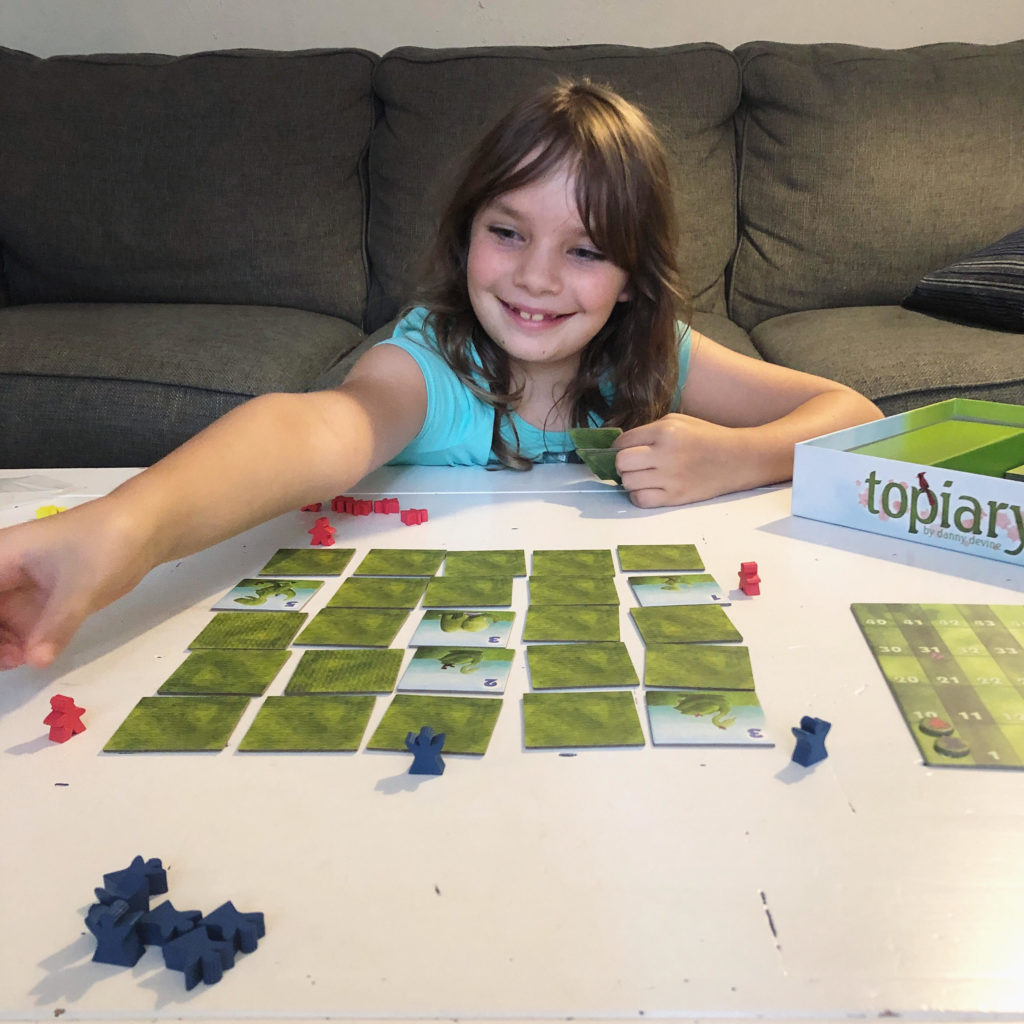 topiary, meeples, family game, board game, gamers, board gamers